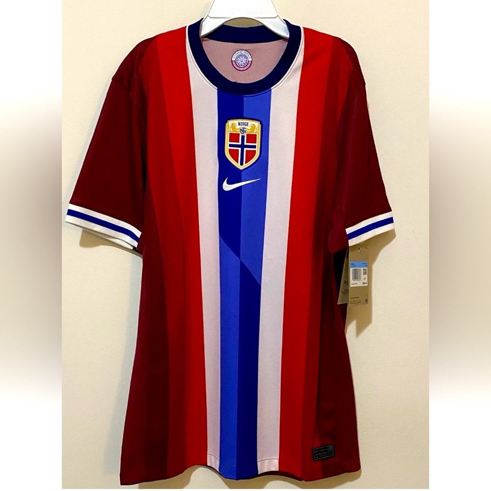 Nike Dry-Fit Norway Soccer Jersey Home Stadium 24/25